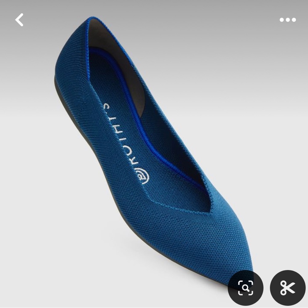Rothy’s points. Poseidon blue. New, no box. Size 8.5